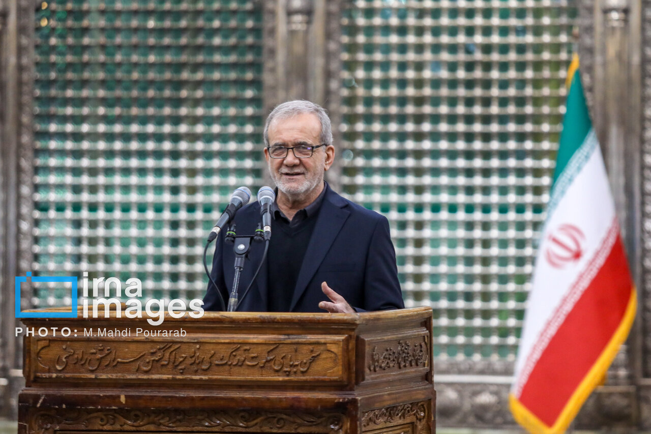 تصویر امروز پزشکیان با ظاهر جدید