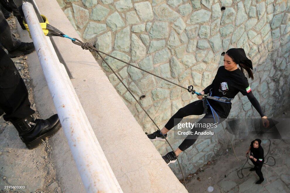 نمایش توانایی زنان بدلکار ایران | تصاویر