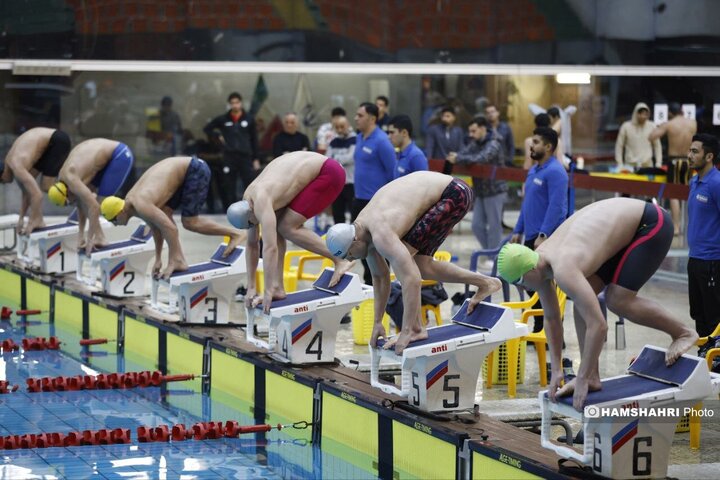 تصاویر بیست و یکمین دوره لیگ شنای باشگاه های کشور