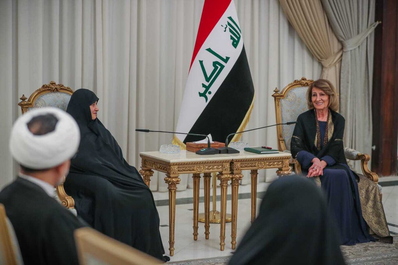 دیدار جمیله علم الهدی با بانوی اول عراق | تصاویر