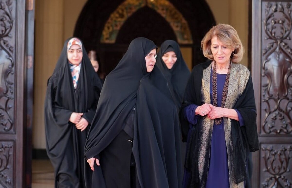 دیدار جمیله علم الهدی با بانوی اول عراق | تصاویر