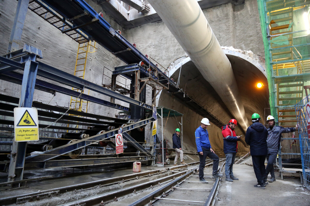 غول حفاری به ایستگاه جنتآباد رسید