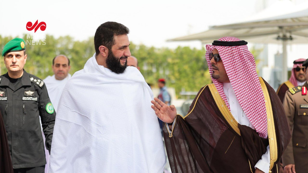 الجولانی با لباس احرام در عربستان | عکس