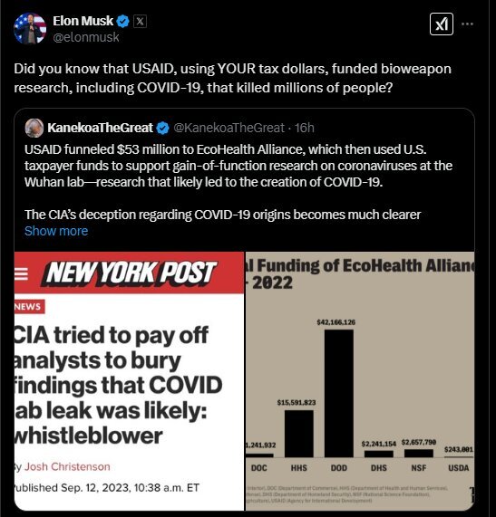 اعتراف جنجالی «ایلان ماسک»؛ منشاء کرونا یک سازمان جنایتکار آمریکایی است