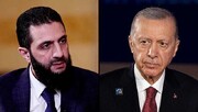عکس یادگاری همسر جولانی با همسر اردوغان در ترکیه