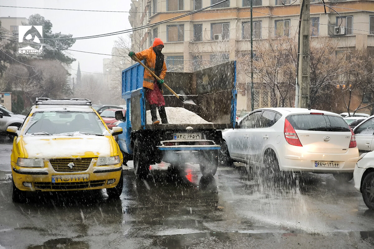 برف تهران / همشهری