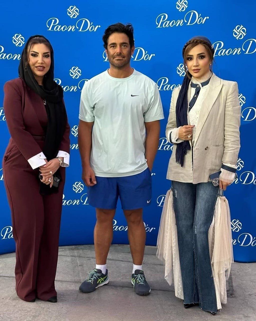 شبنم قلی خانی و رضا گلزار در مسابقات پدل دبی | تصاویر