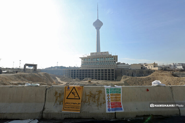 ایمن سازی گود برج میلاد ادامه دارد