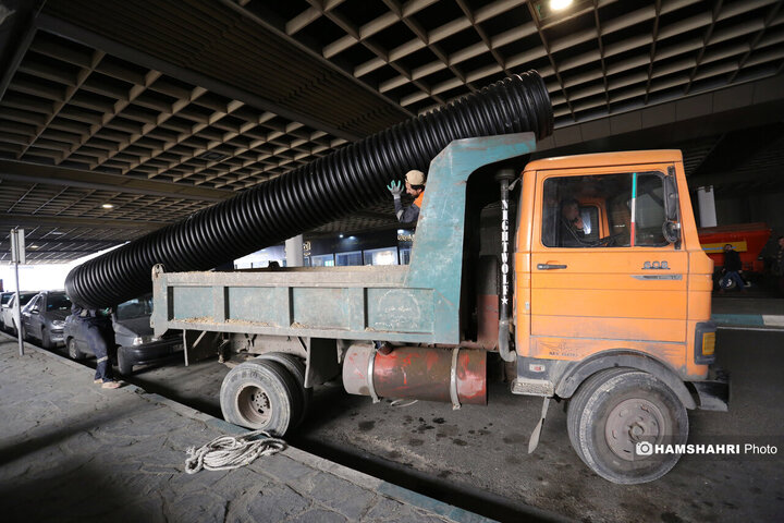 ایمن سازی گود برج میلاد ادامه دارد