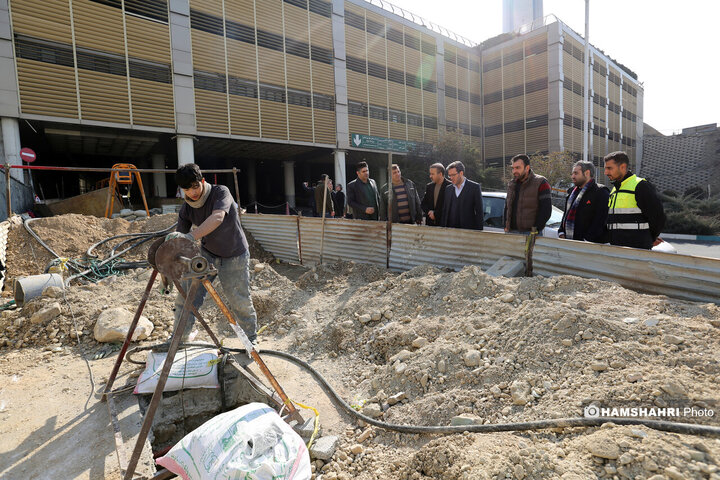 ایمن سازی گود برج میلاد ادامه دارد