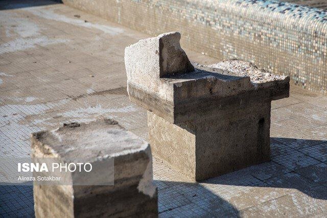 غیب شدن مجسمه‌های حوض پارک دانشجو ! | تصاویر