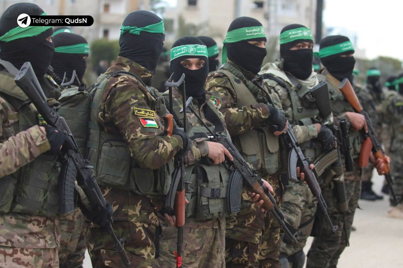 قابهایی از آمادگی نیروهای کتائب القسام برای مراسم تبادل اسرا