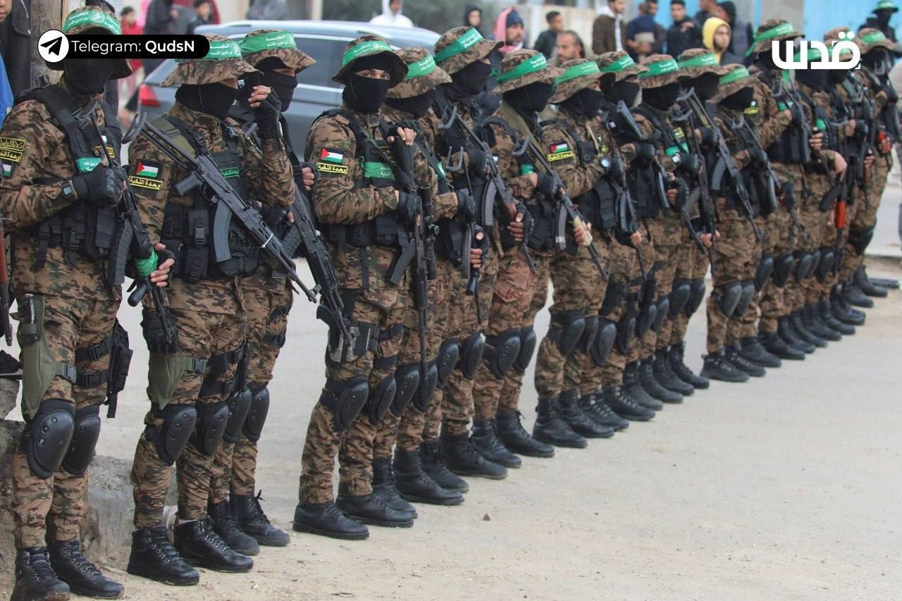 قابهایی از آمادگی نیروهای کتائب القسام برای مراسم تبادل اسرا