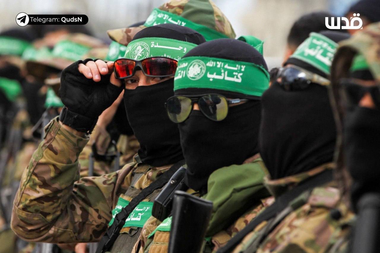 قابهایی از آمادگی نیروهای کتائب القسام برای مراسم تبادل اسرا