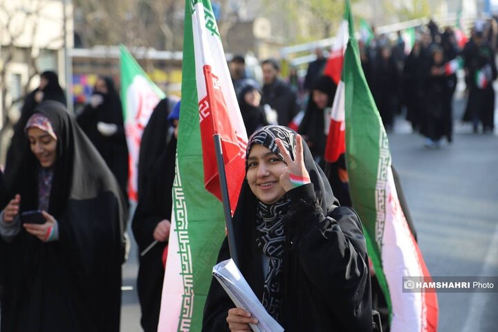 تصاویر راهپیمایی یوم الله ۲۲ بهمن ۱۴۰۳ - ۲