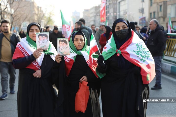 تصاویر راهپیمایی یوم الله ۲۲ بهمن ۱۴۰۳ - ۲