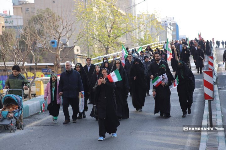 تصاویر راهپیمایی یوم الله ۲۲ بهمن ۱۴۰۳ - ۲