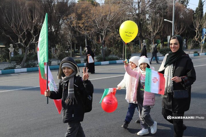 تصاویر راهپیمایی یوم الله ۲۲ بهمن ۱۴۰۳ - ۲