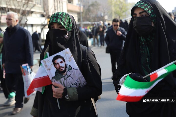 تصاویر راهپیمایی یوم الله ۲۲ بهمن ۱۴۰۳ - ۲