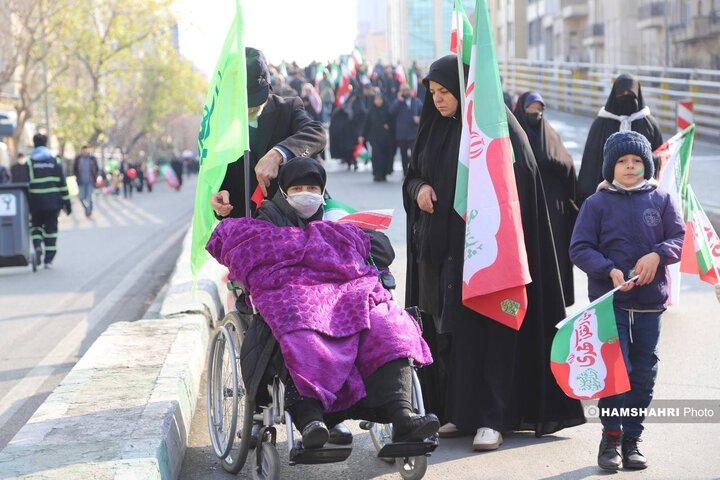 تصاویر راهپیمایی یوم الله ۲۲ بهمن ۱۴۰۳ - ۲