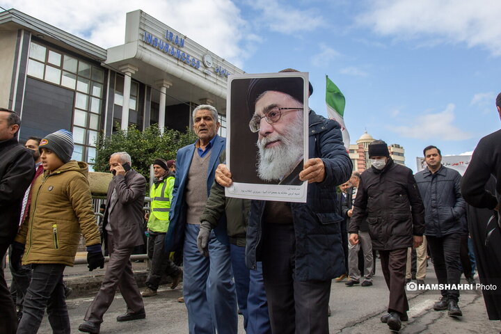 تصاویر راهپیمایی یوم الله ۲۲ بهمن ۱۴۰۳ در شهرستان آمل
