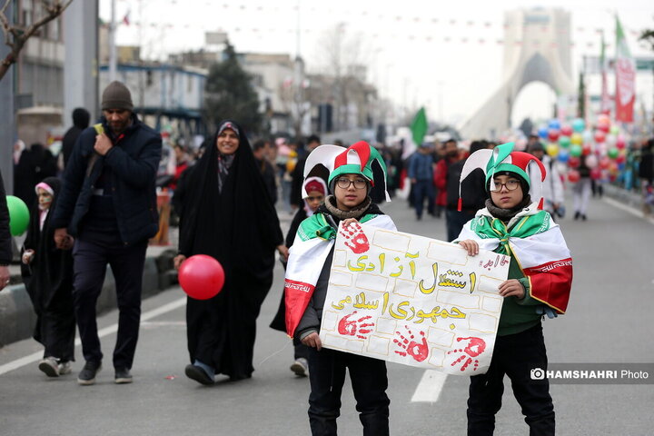 مراسم راهپیمایی ۲۲ بهمن