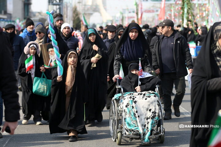 مراسم راهپیمایی ۲۲ بهمن