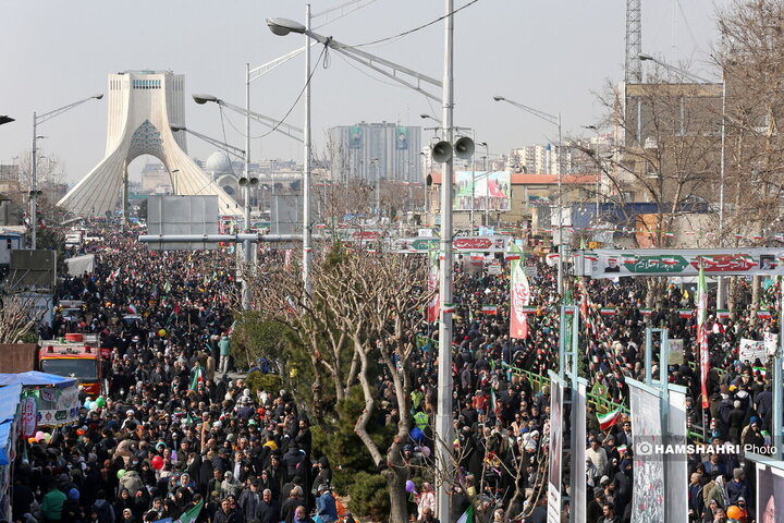 مراسم راهپیمایی ۲۲ بهمن