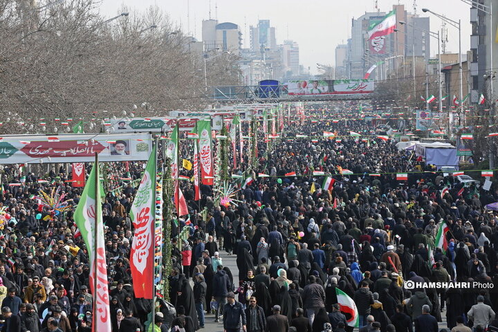 مراسم راهپیمایی ۲۲ بهمن