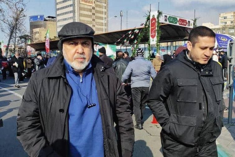 محمد جواد ظریف، معاون راهبردی رئیس جمهور در راهپیمایی ۲۲ بهمن شرکت کرد