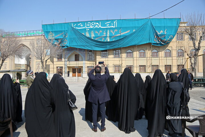 رونمایی و نصب کتیبه بمناسبت نیمه ی شعبان