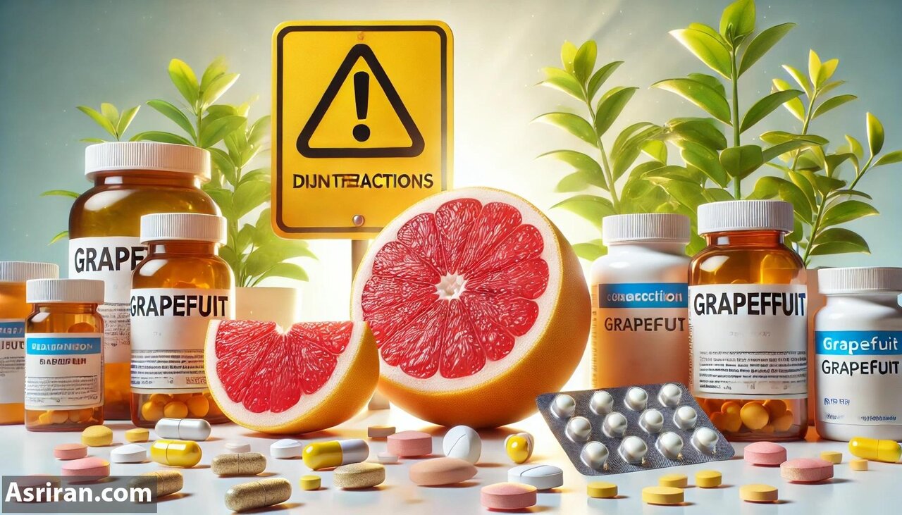 هر ویتامین و مکمل دارویی با چه چیزهایی تداخل دارد! | مورد خاص گریپ فروت