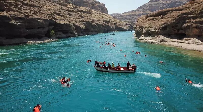 دره چال کندی دزفول؛ طبیعتی باورنکردنی از تلاقی صخره‌ها با رودخانه «دز»