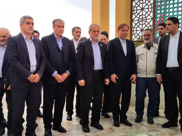 بازدید پزشکیان از نیروگاه هستهای بوشهر+ تصاویر | دستوری که صادر شد