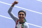 فرزانه در سوئیس قهرمان شد | دختر دونده ایران به قهرمانی جهان نزدیک شد