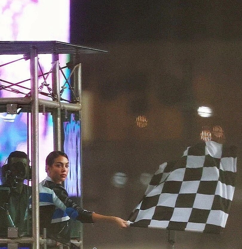 شریک زندگی کریستیانو رونالدو در مسابقات اتومبیلرانی در جده | تصاویر