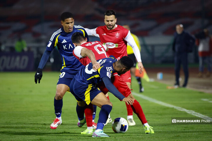 تصاویر بازی فوتبال پرسپولیس و النصر در آزادی