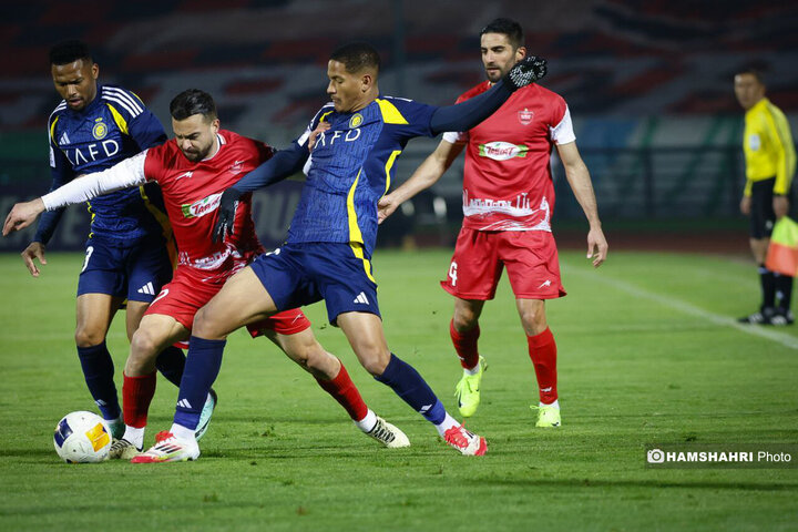 تصاویر بازی فوتبال پرسپولیس و النصر در آزادی