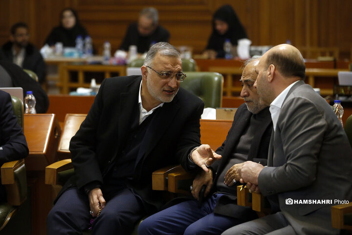 جلسه شورای شهر تهران با حضور علیرضا زاکانی