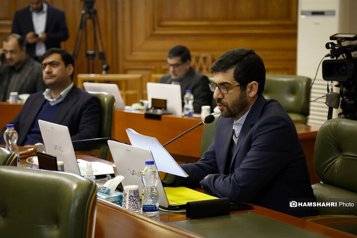 جلسه شورای شهر تهران با حضور علیرضا زاکانی