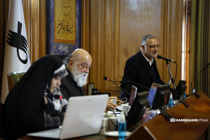 جلسه شورای شهر تهران با حضور علیرضا زاکانی