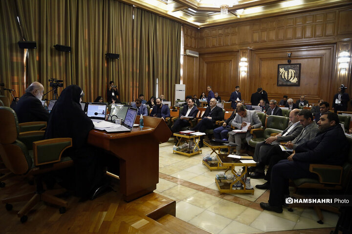 جلسه شورای شهر تهران با حضور علیرضا زاکانی