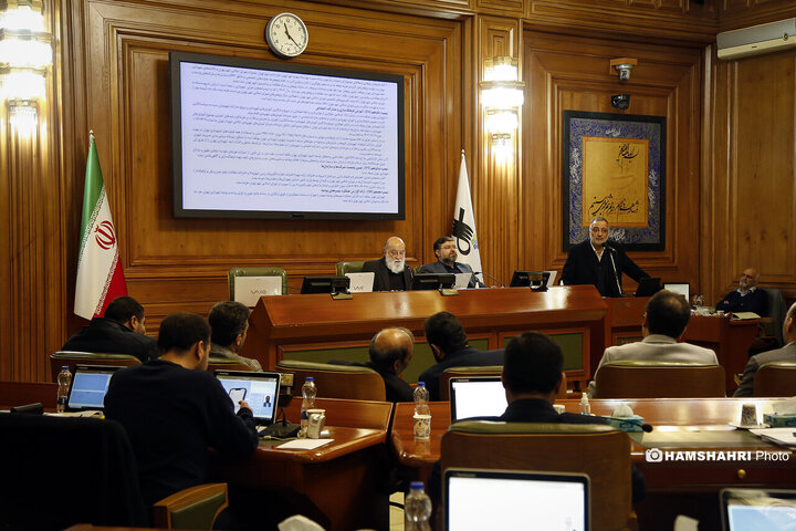 جلسه شورای شهر تهران با حضور علیرضا زاکانی