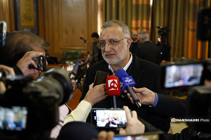 جلسه شورای شهر تهران با حضور علیرضا زاکانی