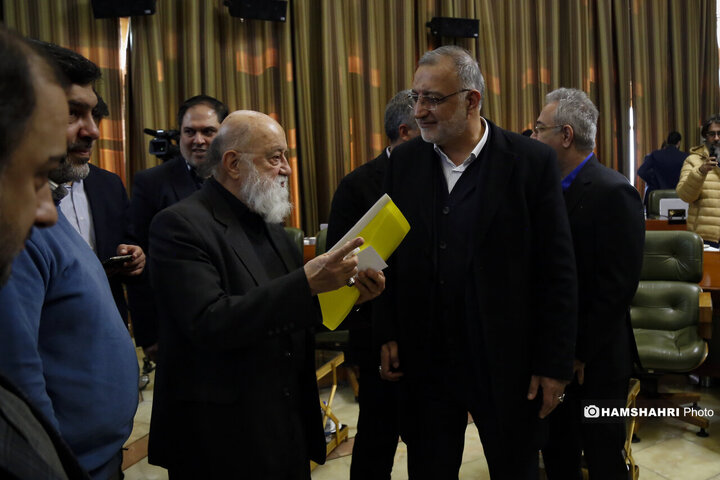 جلسه شورای شهر تهران با حضور علیرضا زاکانی