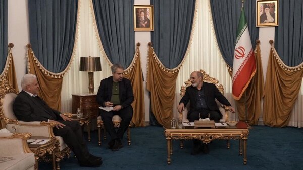 دیدار رئیس الحشد الشعبی عراق با دبیر شورای عالی امنیت