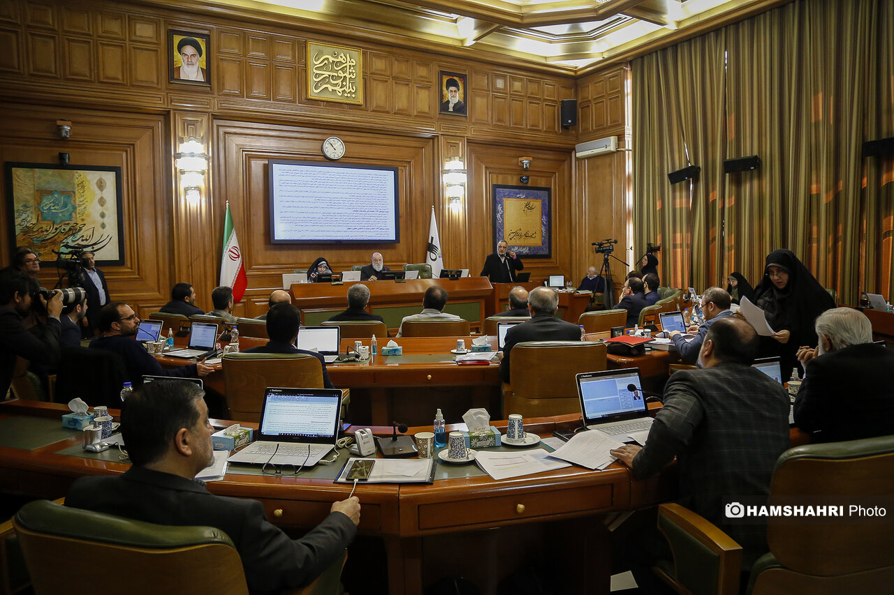 جلسه شورای شهر تهران با حضور علیرضا زاکانی