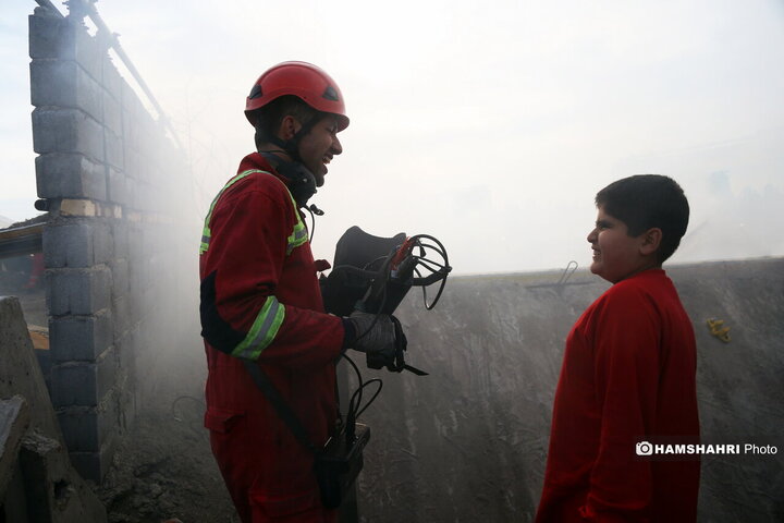 مانور زلزله در تهران