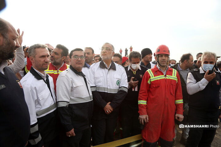 مانور زلزله در تهران