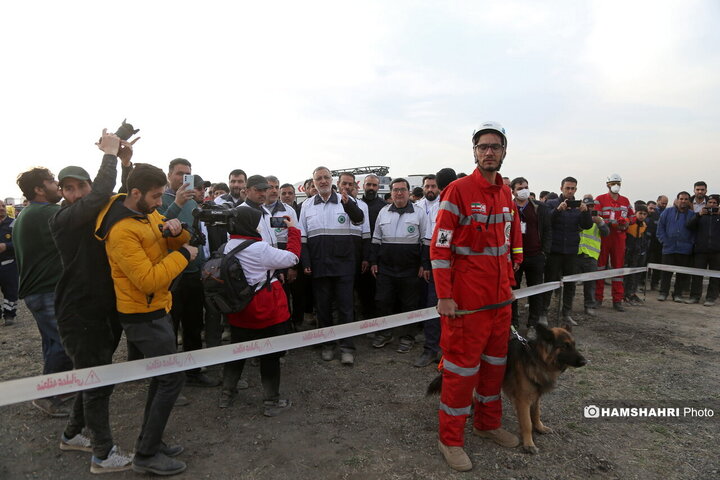 مانور زلزله در تهران